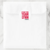 I Play for Team Lynn Sticker ラウンドシール (バッグ)