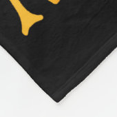 I Play Heavy Metal Saxophone Saxophonist  フリースブランケット (角)