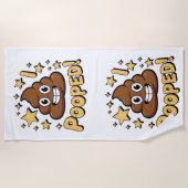 I Pooped ビーチタオル (正面)