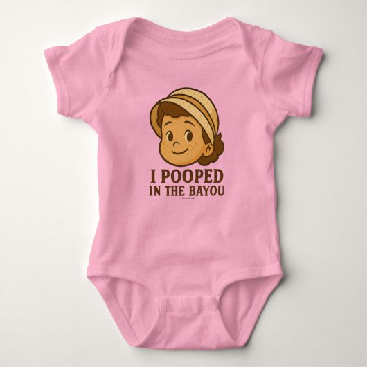 I Pooped In The Bayou - T-Shirt ベビーボディスーツ (正面)