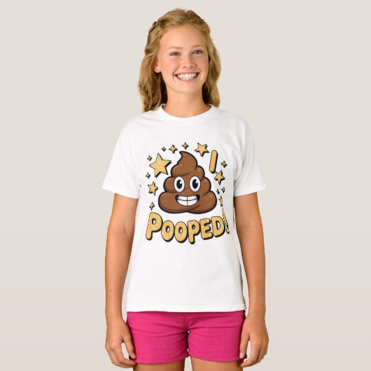 I Pooped Tシャツ (正面フル)
