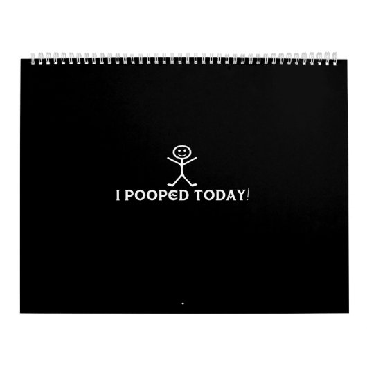 i pooped today カレンダー (カバー)
