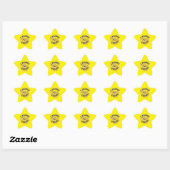 I POOPED TODAY - star stickers 星シール (シート)
