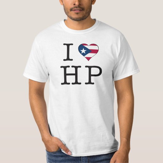 I PRのハートHPは黒くします Tシャツ (正面)