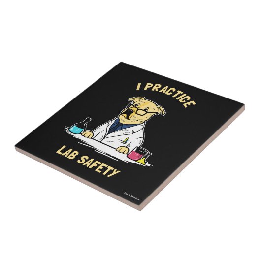 I Practice Lab Safety タイル (側面)