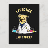 I Practice Lab Safety ポストカード (正面)