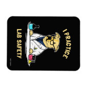 I Practice Lab Safety マグネット (横)
