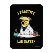 I Practice Lab Safety マグネット (縦)