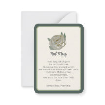 “I Prayed for You Today” Hail Mary Notecard