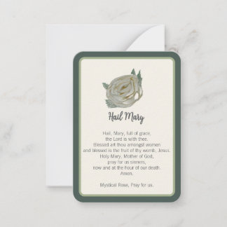 “I Prayed for You Today” Hail Mary Notecard ノートカード