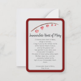 “I Prayed for You Today” Immaculate Heart Notecard ノートカード