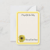 “I Prayed for You Today” Memorare Notecard ノートカード (裏面)