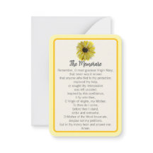 “I Prayed for You Today” Memorare Notecard