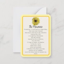 “I Prayed for You Today” Memorare Notecard ノートカード