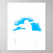 I Prefer It Rough Funny White Water Kayak  ポスター (正面)