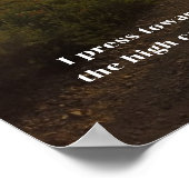 I Press Toward the Goal Philippians 3:14 Scripture ポスター (角)