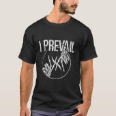 I Prevail-骸骨の手 Tシャツ (正面)