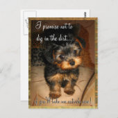 I Promiseカスタマイズ可能はがき ポストカード (正面/裏面)