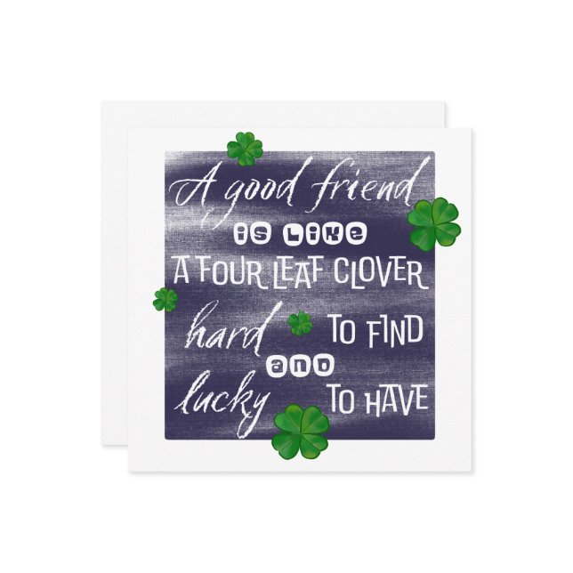 I  Proverbe sur l’amitié-Friendship proverb (正面/裏面インサイチュ)