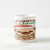 I Pugging Love Christmas: A Christmas Classic コーヒーマグカップ (中央)