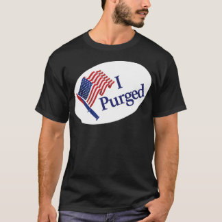 I Purged - The Purge sticker badge - Size Small St Tシャツ