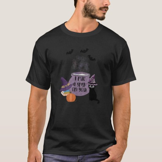 I Put a Spell on You Halloween Tシャツ (正面)