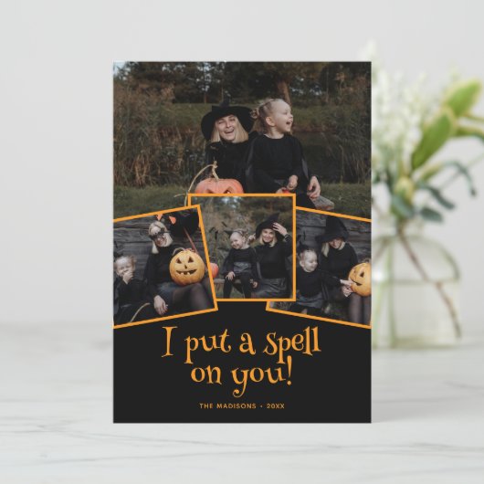 I Put A Spell Photo Halloween シーズンカード (スタンド正面)