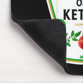 I Put Ketchup On My Ketchup 2025 Costume Mustard C マウスパッド (コーナー)