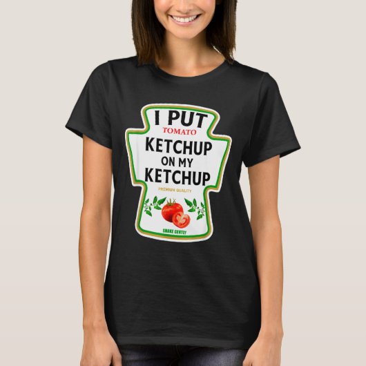I Put Ketchup On My Ketchup 2025 Costume Mustard C Tシャツ (正面)