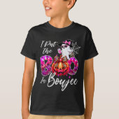 I Put The Boo In Boujee Cute Leopard Boujie Ghost  Tシャツ (正面)