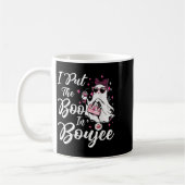 I Put The Boo In Boujee Ghost Funny Nk Leopard Hal コーヒーマグカップ (左)