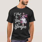 I Put The Boo in Boujee Ghost Funny Pink Leopard H Tシャツ (正面)