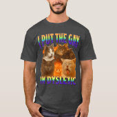 i put the gay in dysleic funny cat meme gift tシャツ (正面)