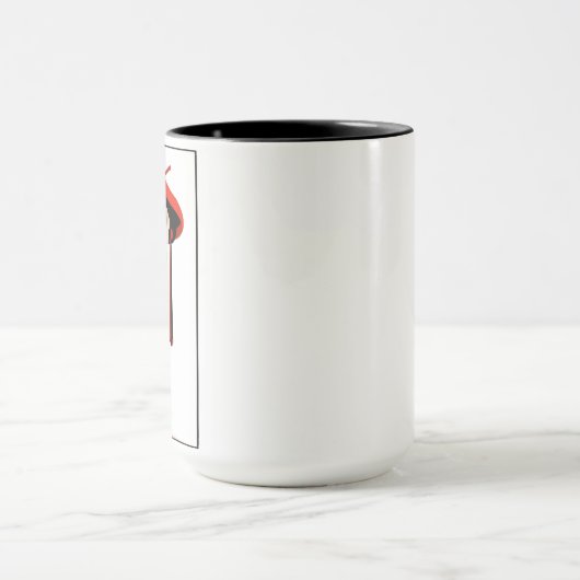 I Put The Hot In Psychotic Art Deco Coffee マグカップ (中央)