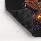 I Put The Tism In Patriotism Athletic Eagle Tism F マウスパッド (コーナー)