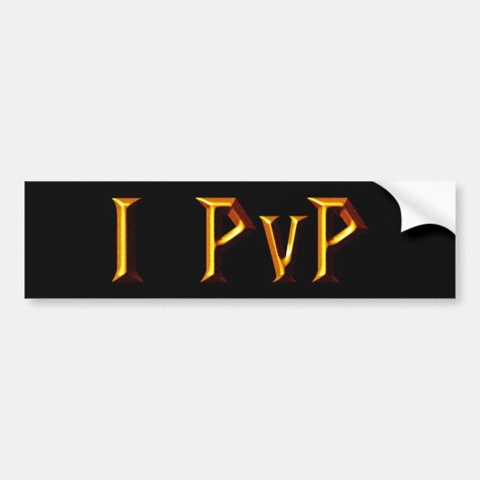 I PvP バンパーステッカー (正面)