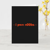 - i pwn n00bs – 誕生日カード カード (黄色い花)
