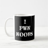 I Pwn Noobs コーヒーマグカップ (左)