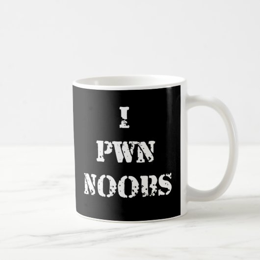 I Pwn Noobs コーヒーマグカップ (右)