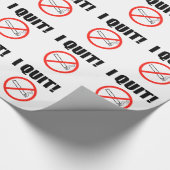 I QUIT.png ラッピングペーパー (角)