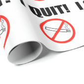 I QUIT.png ラッピングペーパー (ロールコーナー)