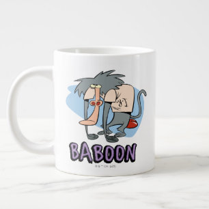 I.R.バブーンキャラクターグラフィック ジャンボコーヒーマグカップ