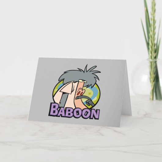 I.R. Baboon Character Badge カード (正面)
