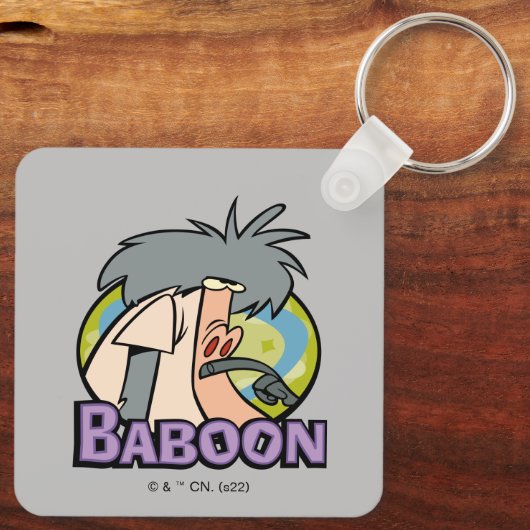 I.R. Baboon Character Badge キーホルダー (裏面)