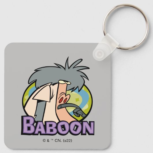 I.R. Baboon Character Badge キーホルダー (裏面)