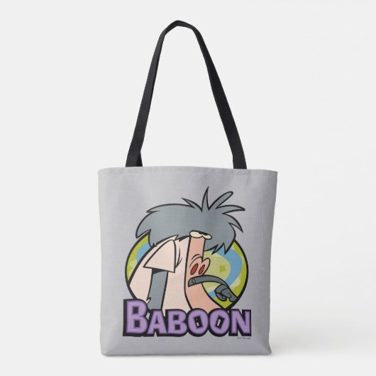 I.R. Baboon Character Badge トートバッグ (裏面)