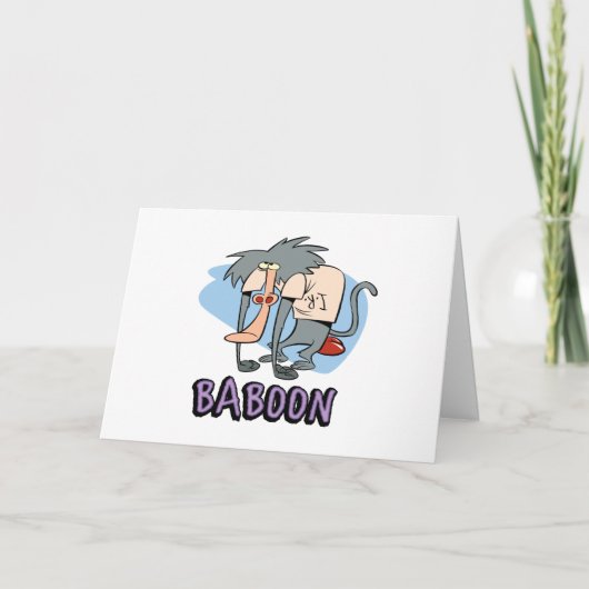 I.R. Baboon Character Graphic カード (正面)
