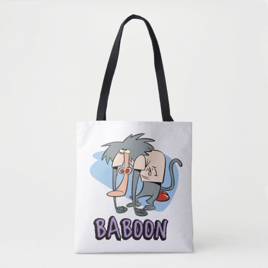 I.R. Baboon Character Graphic トートバッグ (正面)