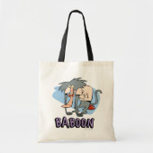 I.R. Baboon Character Graphic トートバッグ (正面)