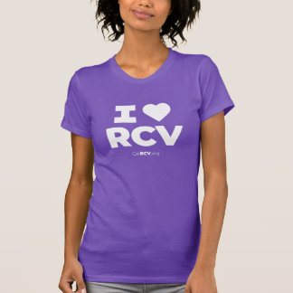 I RCV T❤️シャツ – 女性スリムフィット Tシャツ